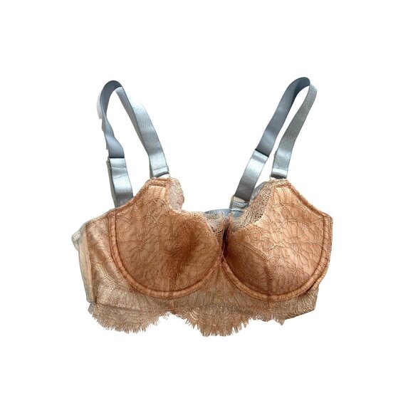 Dora Larsen Lace Bra in Dusty Pink - Picture 1 of 4